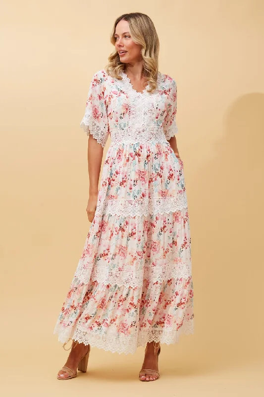 BYRON FLORAL MAXI DRESS