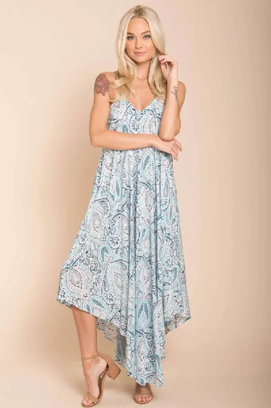 Elora Maxi Blue Maxi Dress