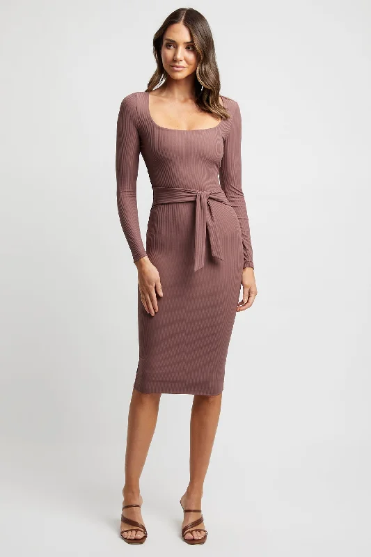 Unity Long Sleeve Midi Dress